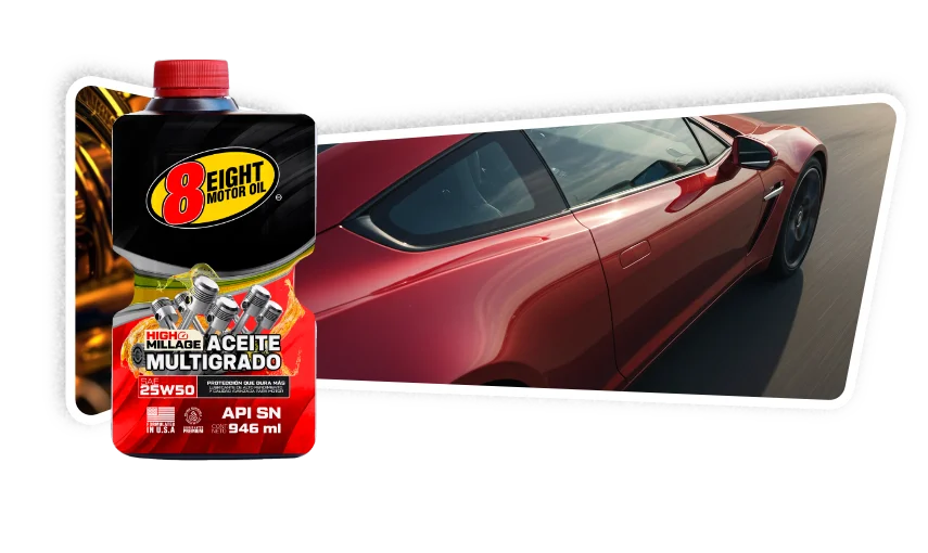 Aceite Multigrado SAE 25W-50 API SN High Mileage